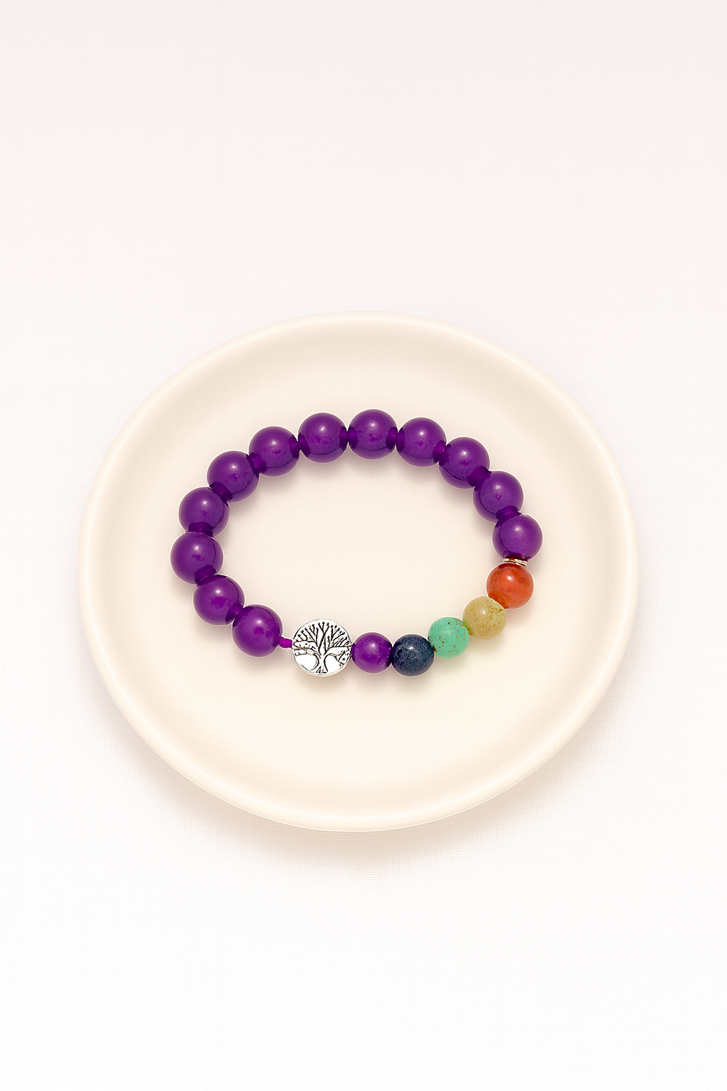 Elegant 8mm Natural Stone Beaded Bracelets – Tiger’s Eye & Matte Black
