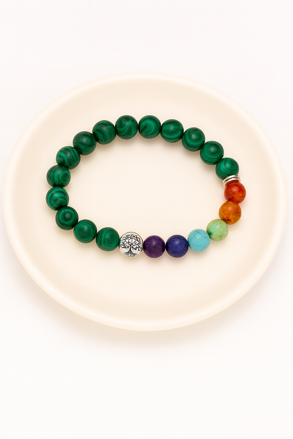 Elegant 8mm Natural Stone Beaded Bracelets – Tiger’s Eye & Matte Black