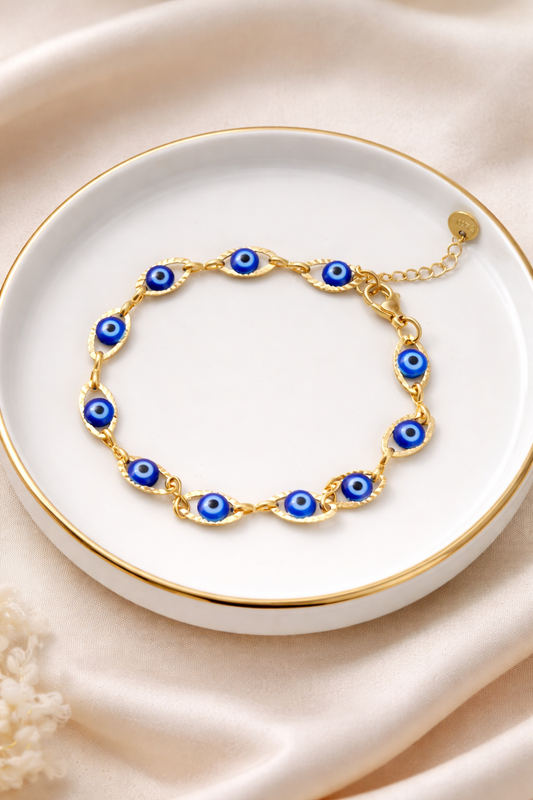 Evil Eye Gold Bracelet (code 13- 100)