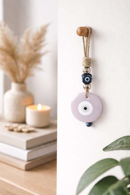 Pink Evil Eye Hanging Charm