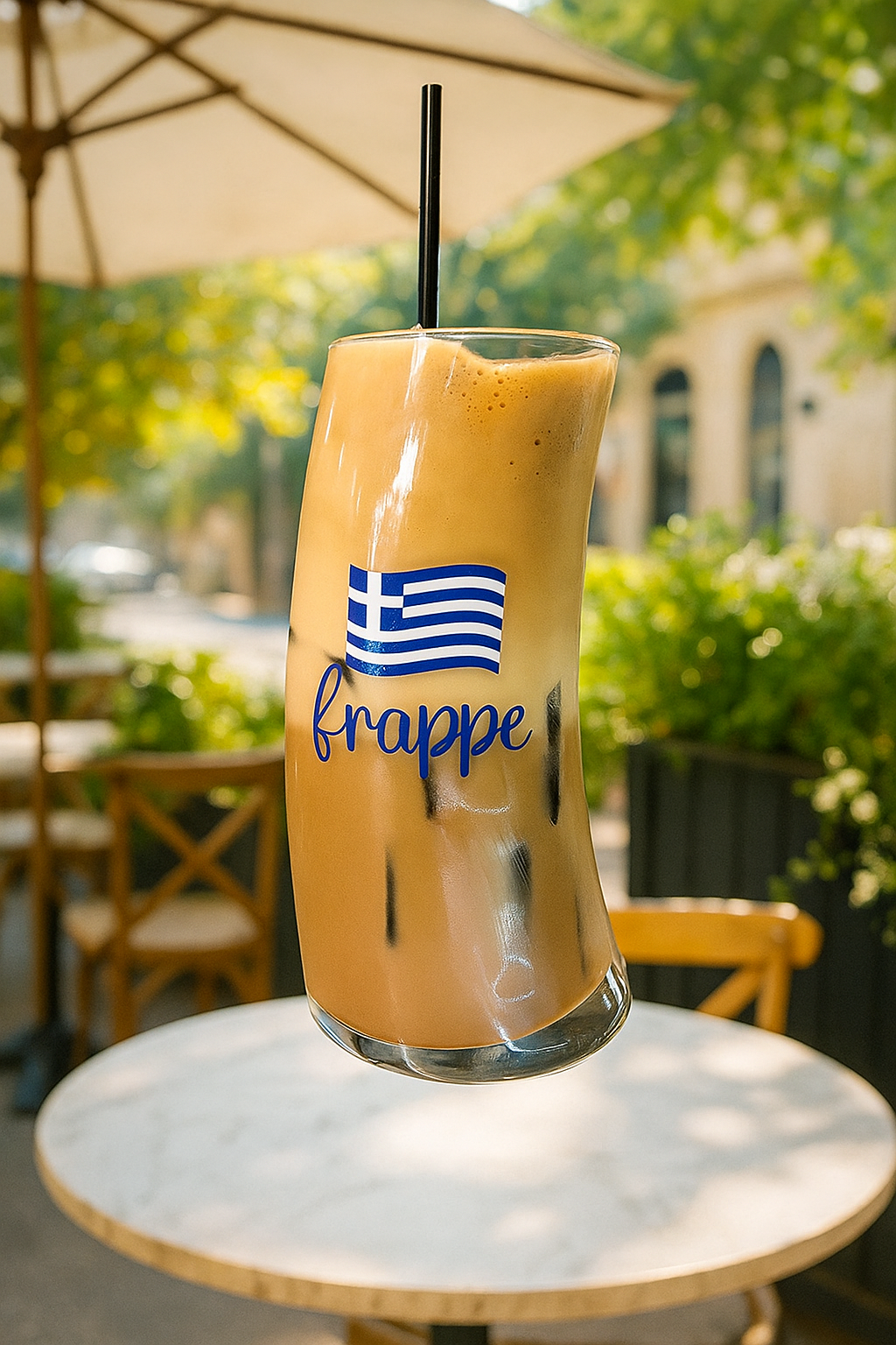 Personalised Original Wave Frappe Glass