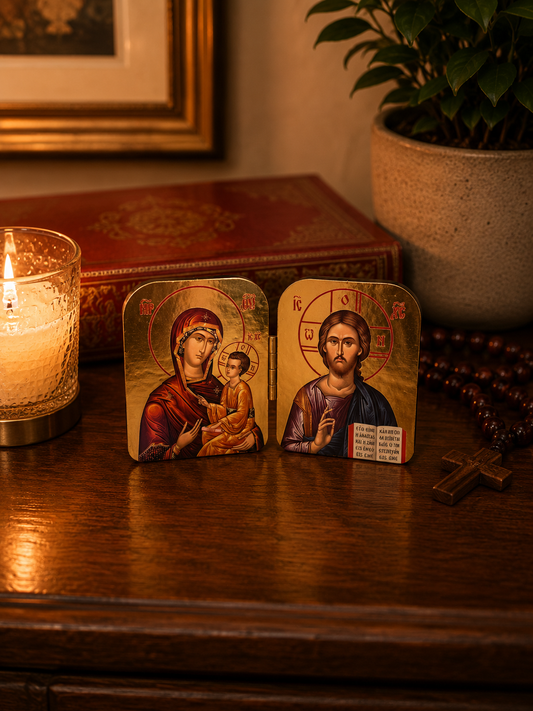 Greek Orthodox Folding  Icons – Handmade in Greece