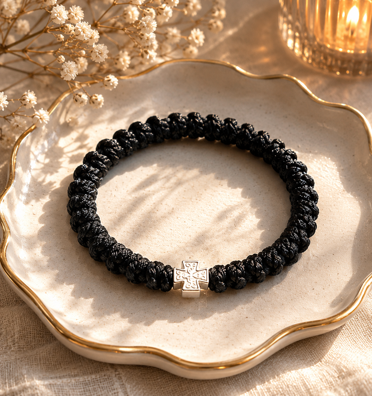 Handmade Woven Cross Rope Bracelets for Men and Women (Code 1-3,4,5)