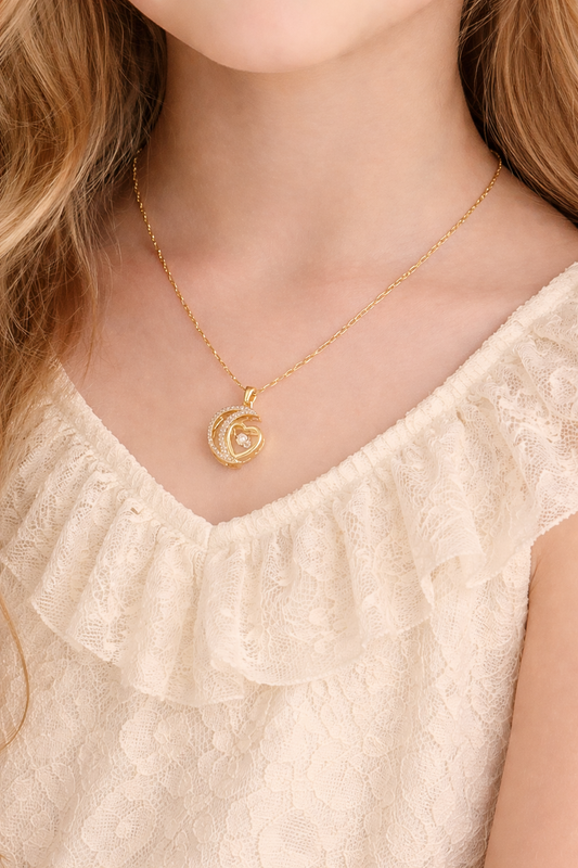 Elegant Luxury ' Heart-Shaped Necklace ( code 78)