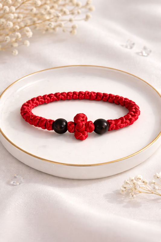 Red Kombiskini with Brown Beads (Code 1-7)