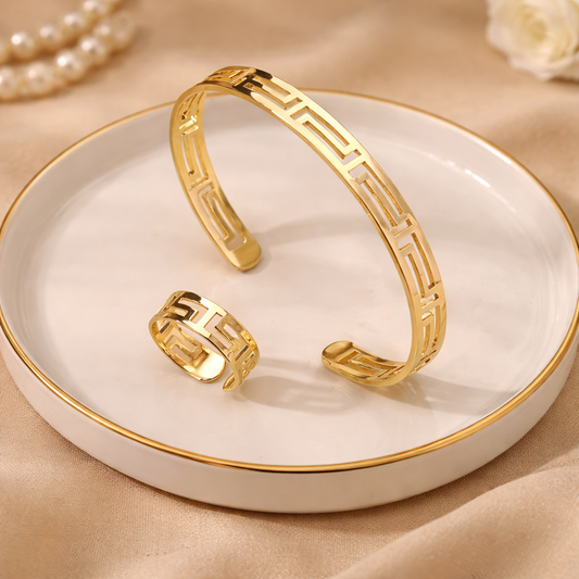 Bracelet Cuff, Matching Ring