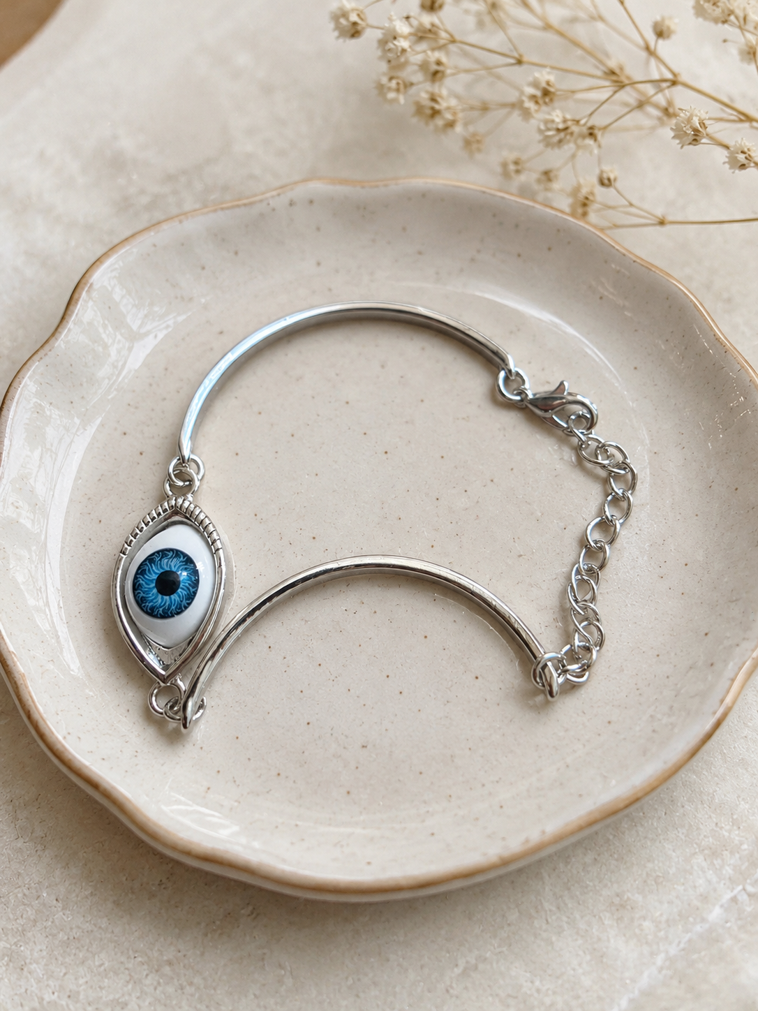 Evil Eye Silver Bracelet – Clearance