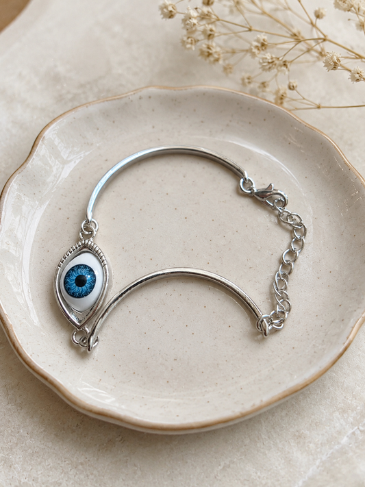 Evil Eye Silver Bracelet – Clearance