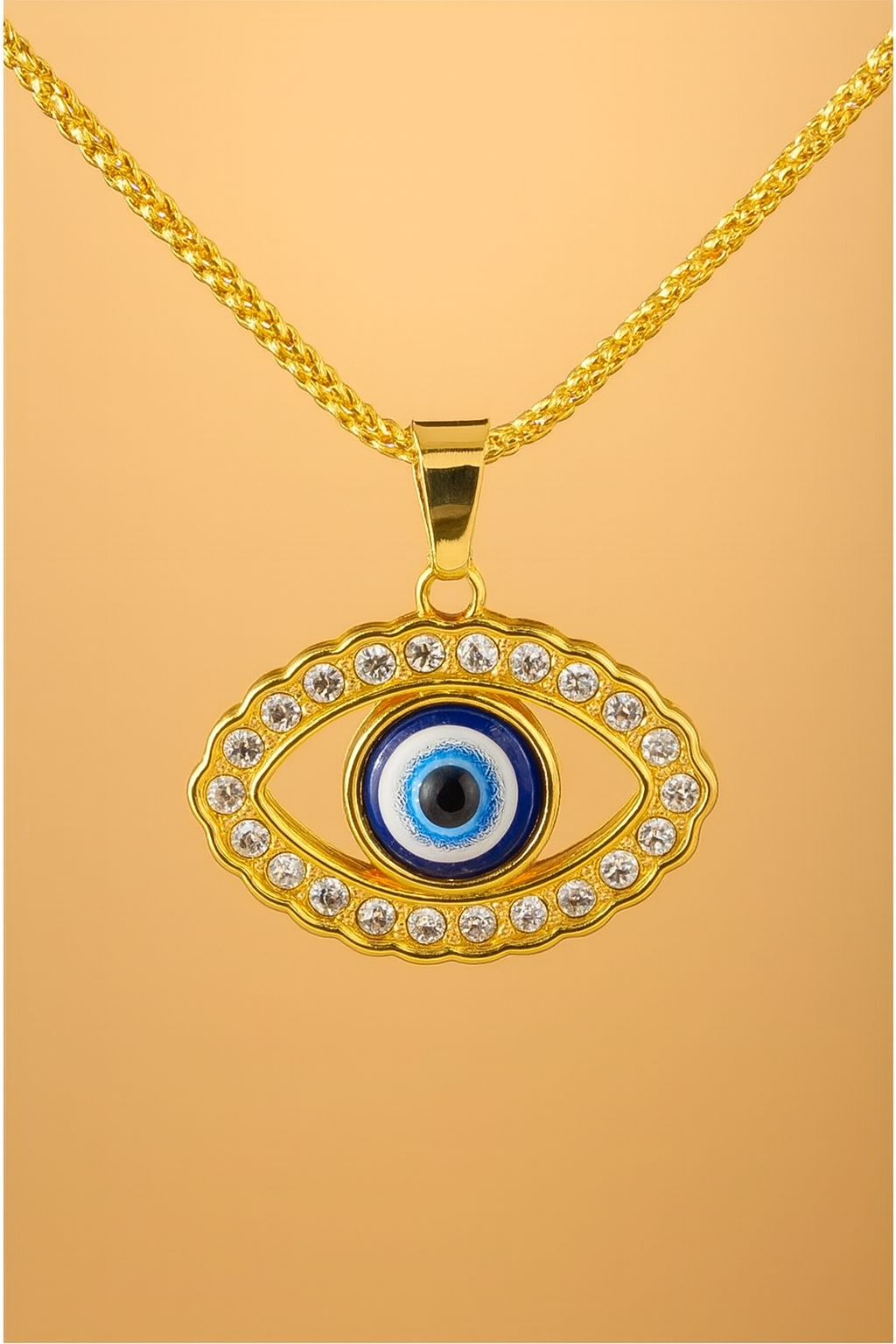 Lucky Eye Evil Eye Protection Pendant Necklace  (Code 10-76)