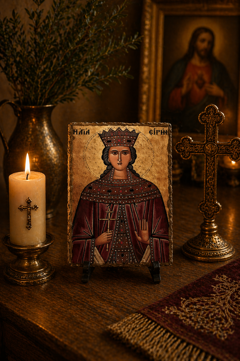 Saint Irene Byzantine Icon