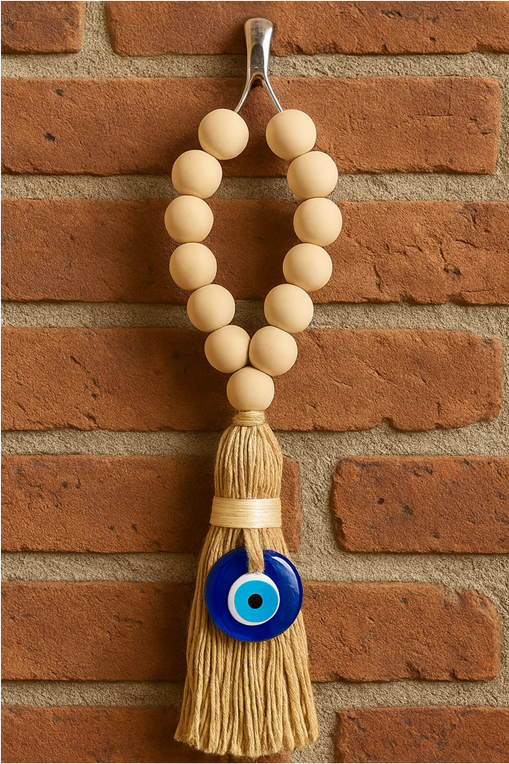 Decorative Evil Eye Tassel Hanging Bead Charm