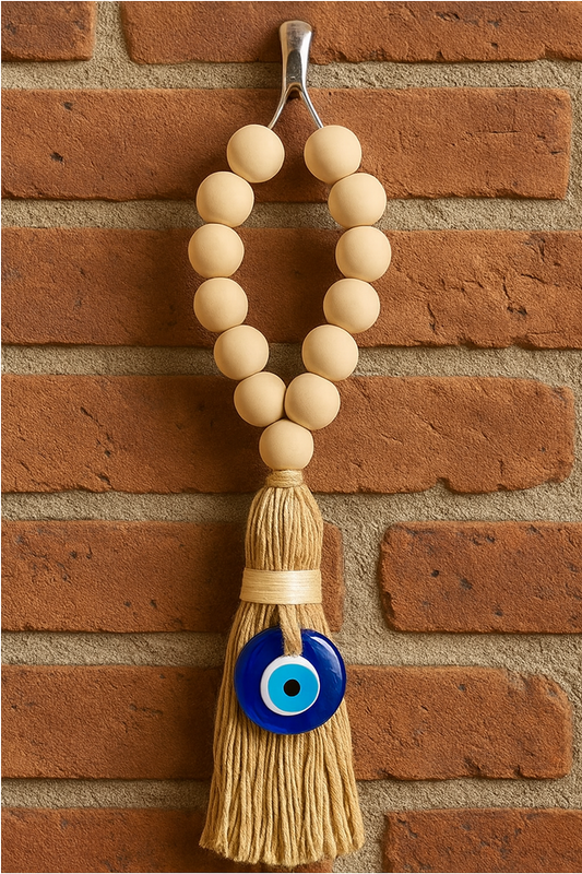 Decorative Evil Eye Tassel Hanging Bead Charm