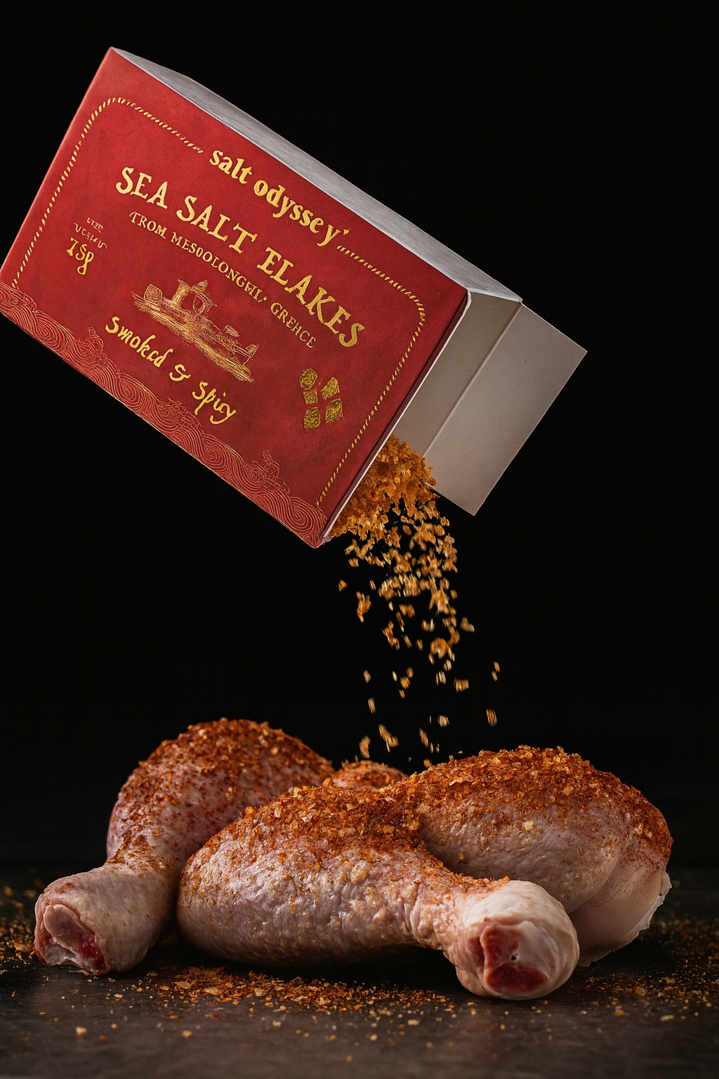 Salt Odyssey  Smoked & Spicy Sea Salt Flakes 75g