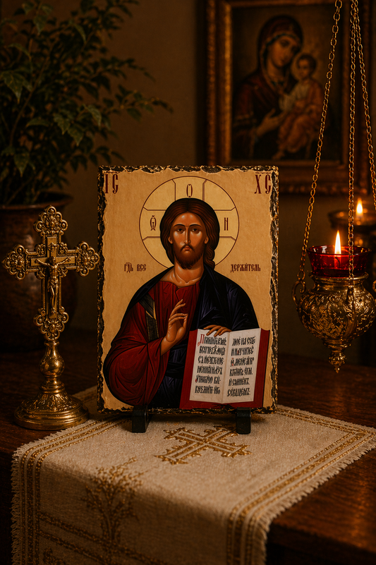 Orthodox Icon of Jesus Christ Pantocrator