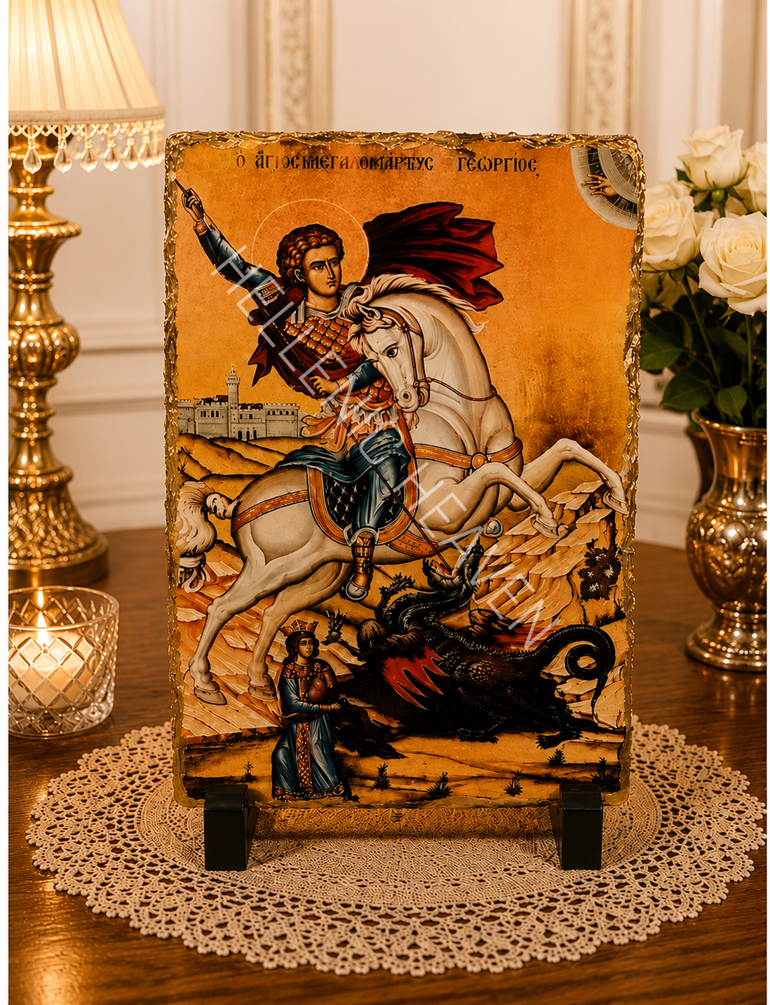 Saint George Orthodox Icon CODE (O12)