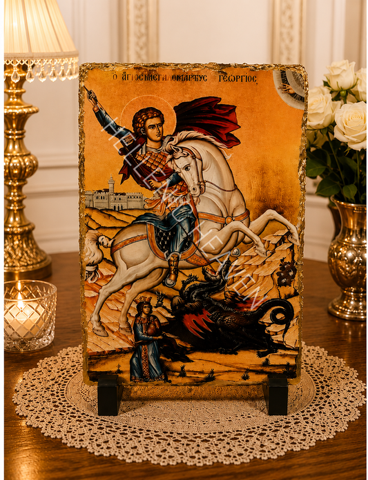 Saint George Orthodox Icon CODE (O12)