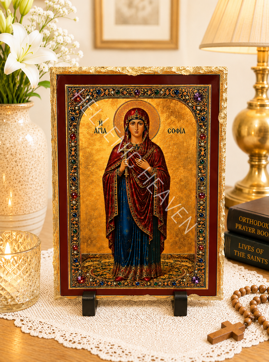 Saint Sophia Orthodox Icon CODE (O25)