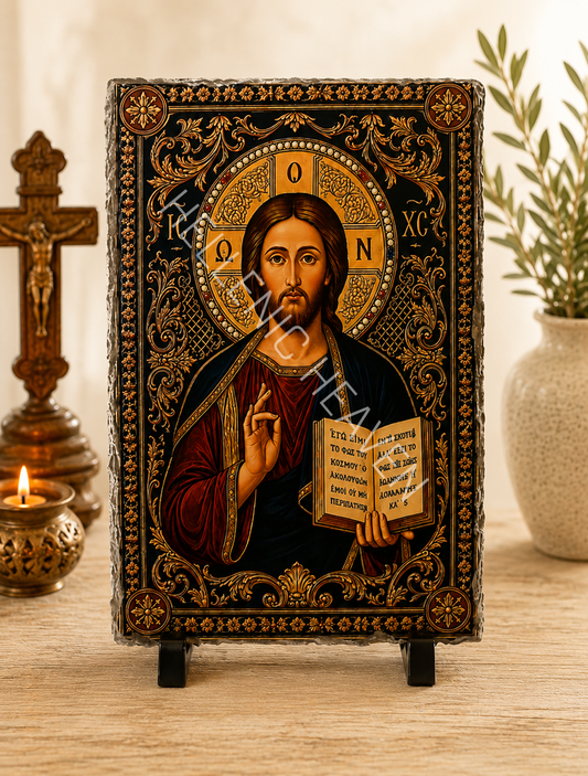 Jesus Christ Pantocrator Orthodox CODE (O6)