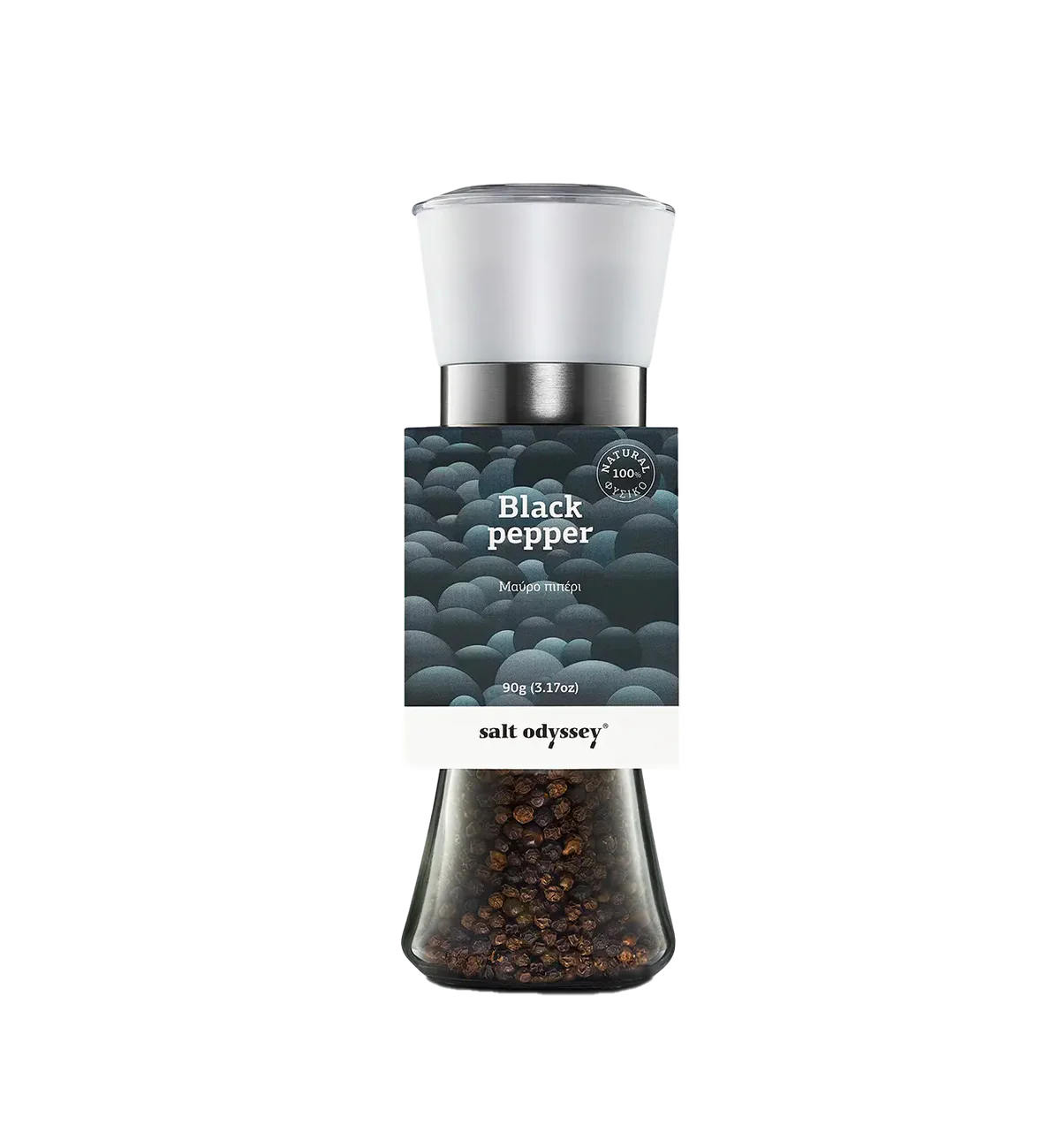 Salt Odyssey  Black Pepper Mill 90g