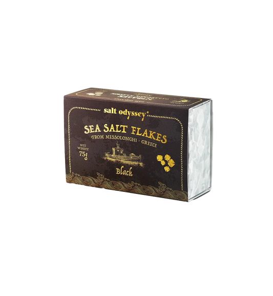 Salt Odyssey  Black Sea Salt Flakes 75g
