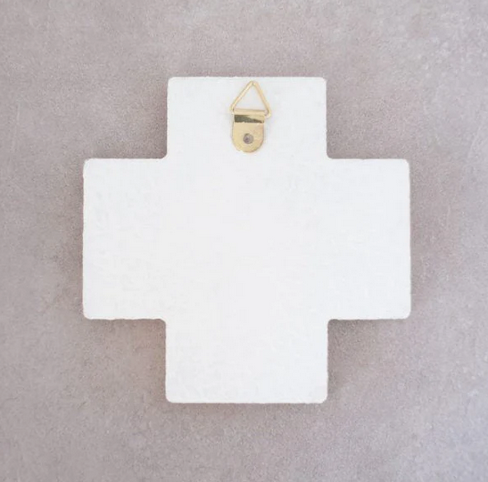 Ceramic Name Cross/Plaque