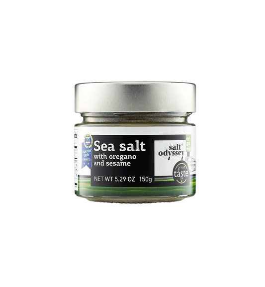 Salt Odyssey Sea Salt with Organic Oregano & Sesame 150g