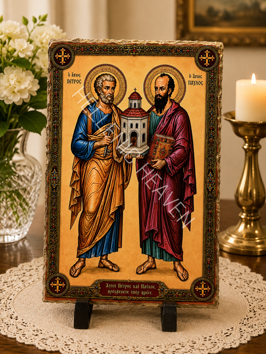 Panagia Paitrissa with Christ Child Greek: Παναγία η Παϊτρίσσα με τον Χριστό (O65)